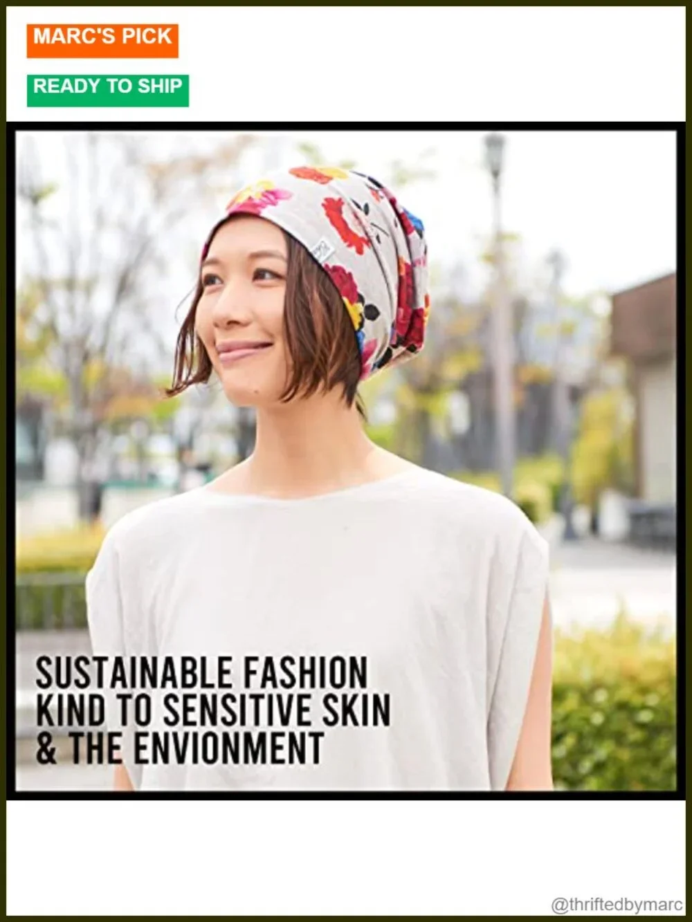 Slouchy Organic Cotton Beanie, Oversized Hipster Hat, Chemo Cap, Unisex